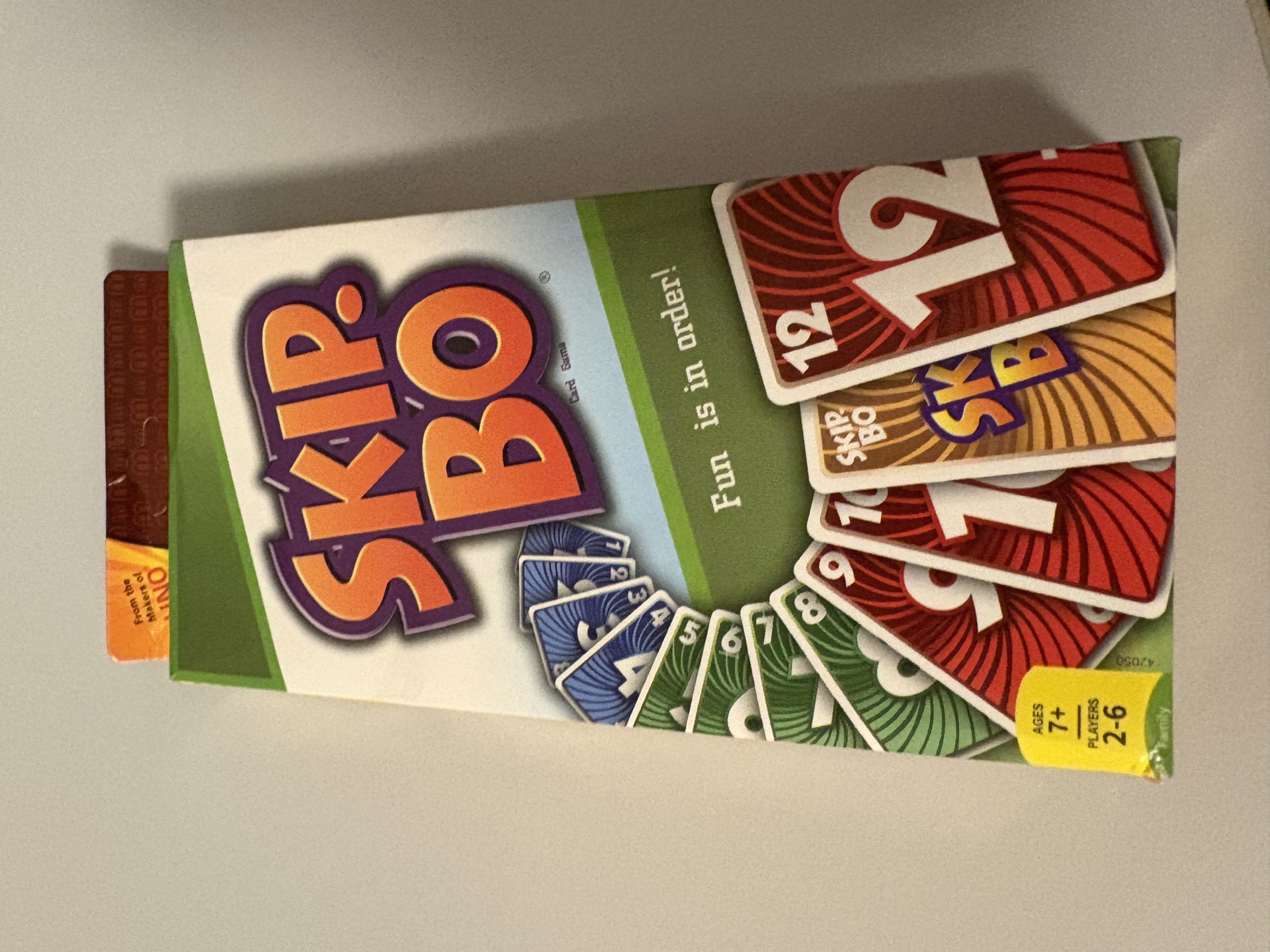 Skip-Bo 卡牌游戏（Mattel 正版，162 张齐全，全新未玩过） (1)