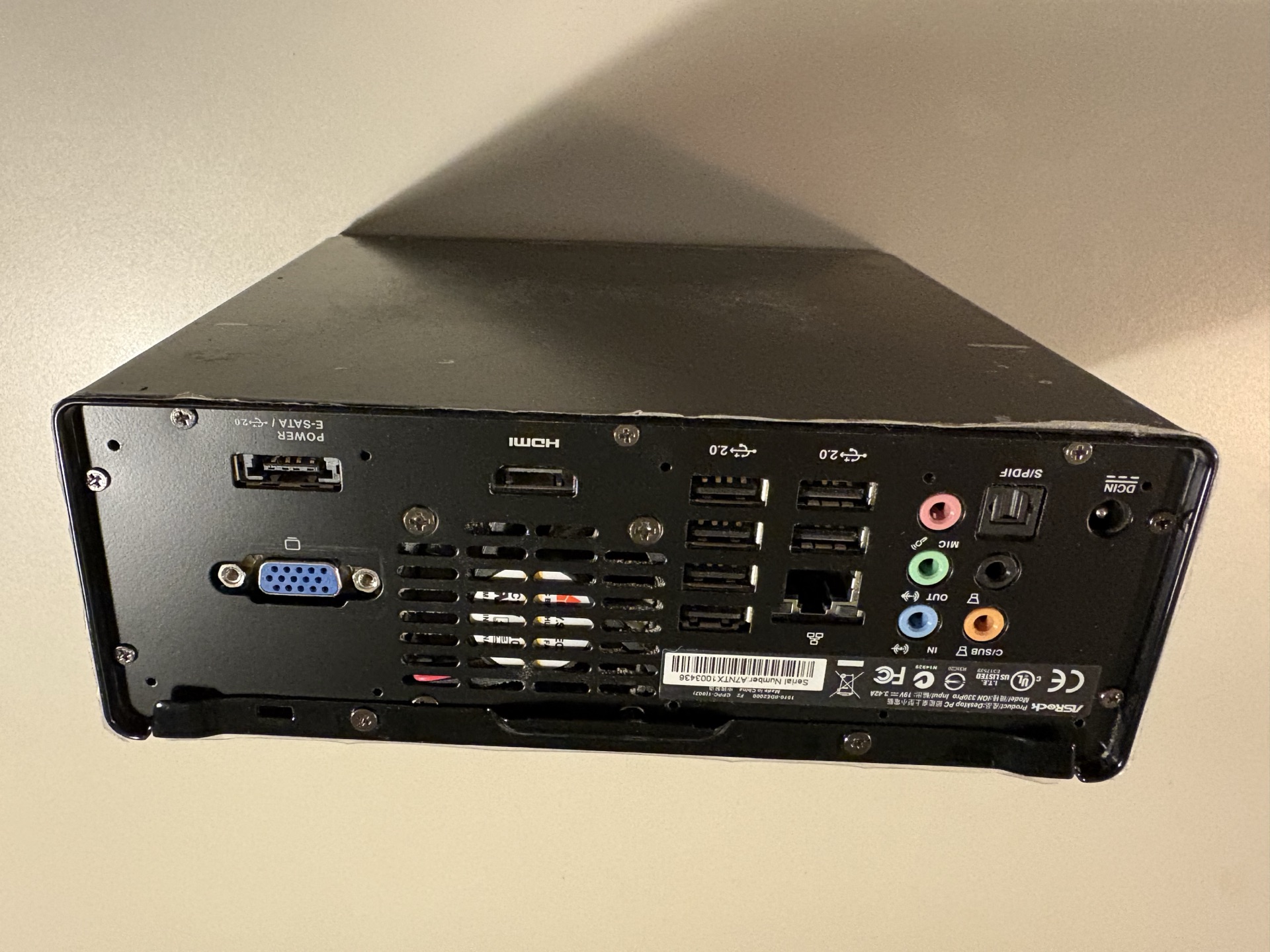 ASRock ION 330Pro 迷你主机 — 静音低功耗小服务器（含原装电源） (2)