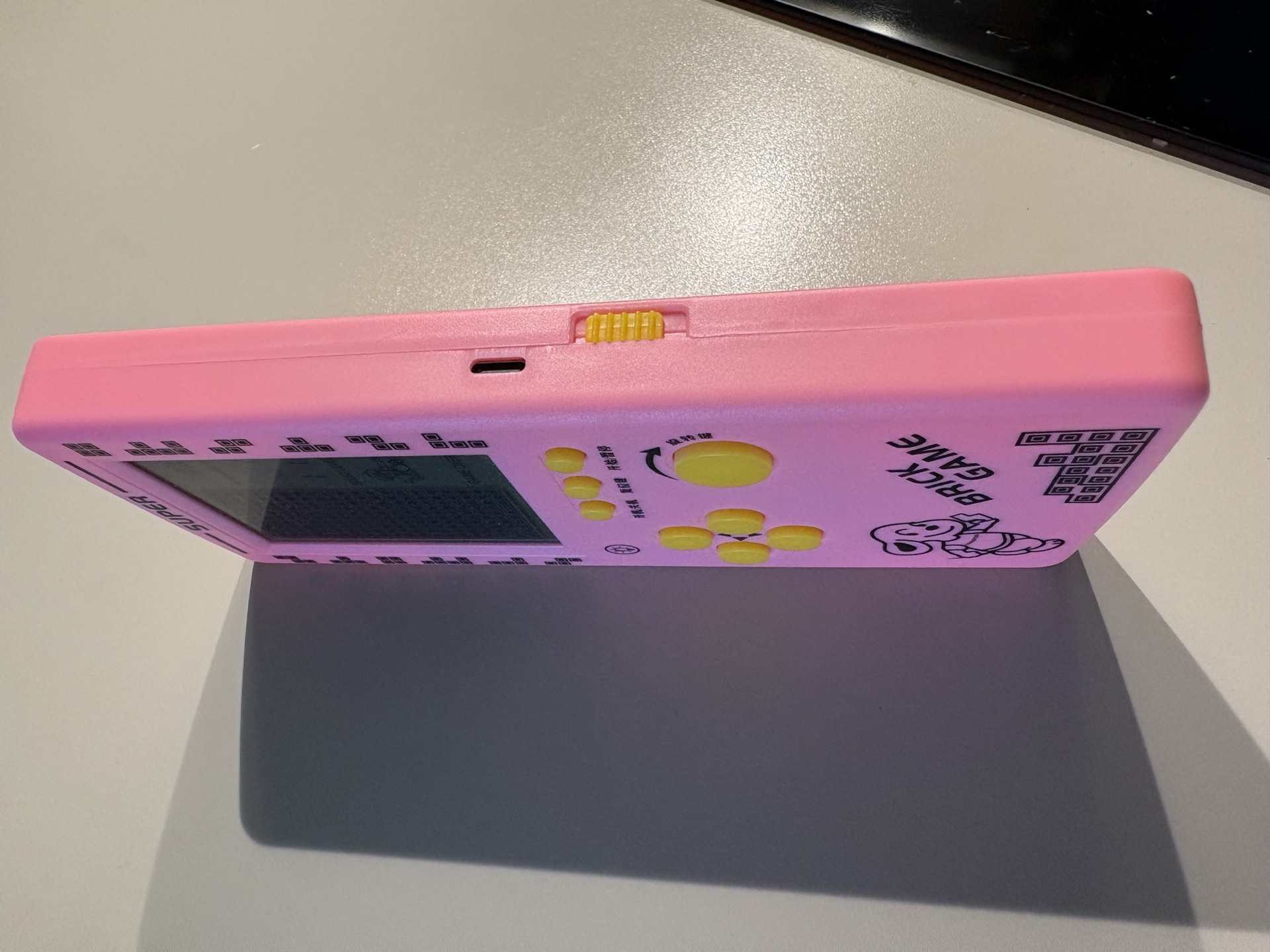 俄罗斯方块掌机 Brick Game（粉色，USB-C 充电） (4)